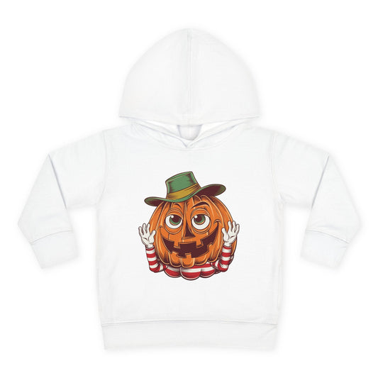 Funny Pumpkin Toddler Hoodie for Cute Halloween Celebrations