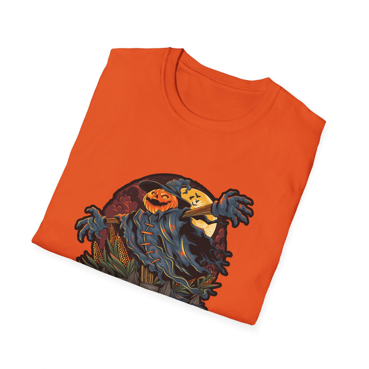 Scary Pumpkin Vintage Halloween T-Shirt