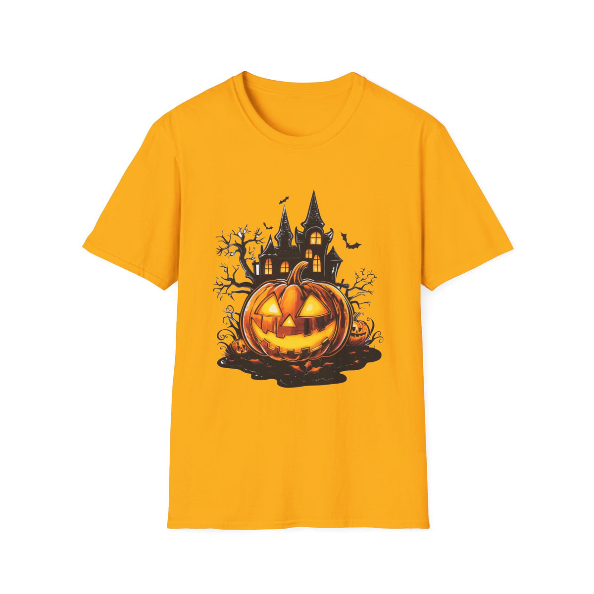 Scary Pumpkin Vintage Halloween T-Shirt