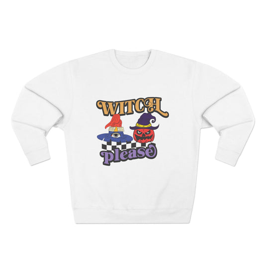 Witch Please Halloween Crewneck Sweatshirt