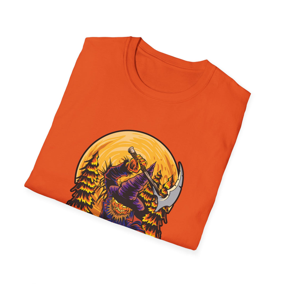 Scary Pumpkin Vintage Halloween T-Shirt