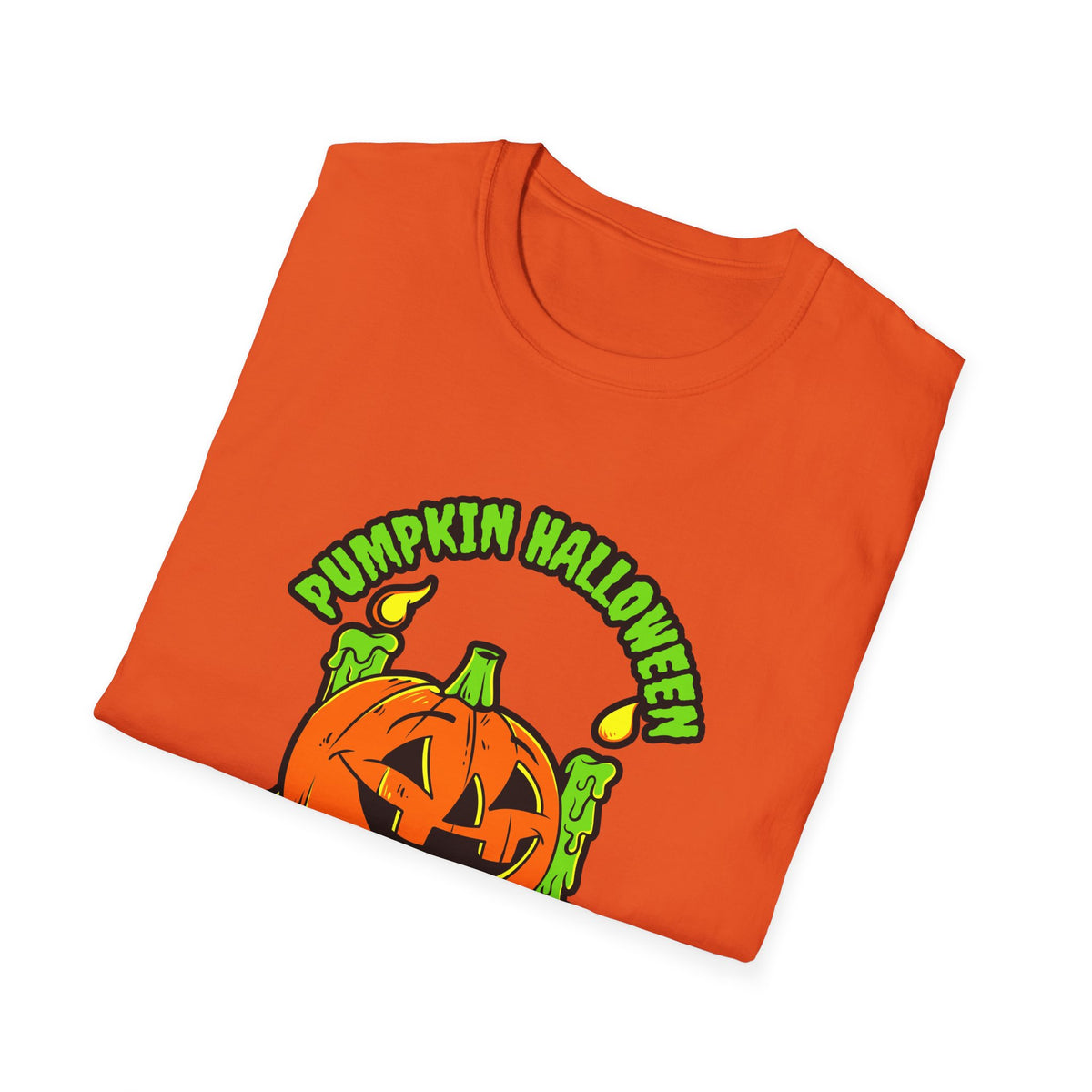 Scary Pumpkin Vintage Halloween T-Shirt