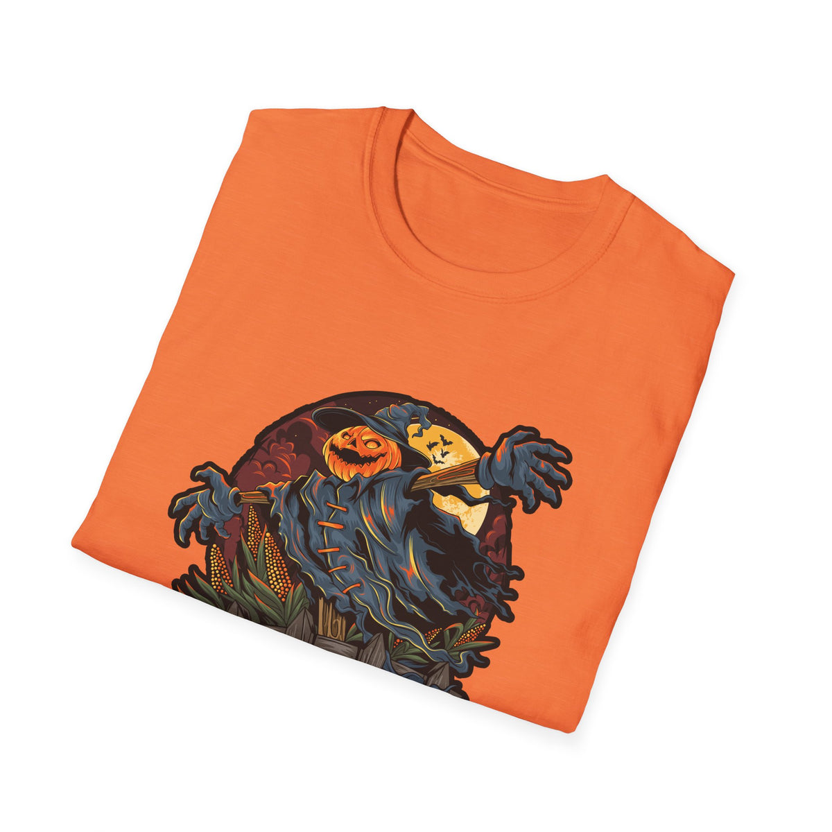 Scary Pumpkin Vintage Halloween T-Shirt