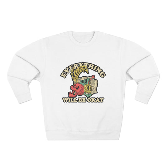 Vintage Skeleton Halloween Crewneck Sweatshirt