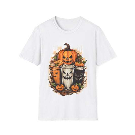 Scary Pumpkin T-Shirt for Halloween