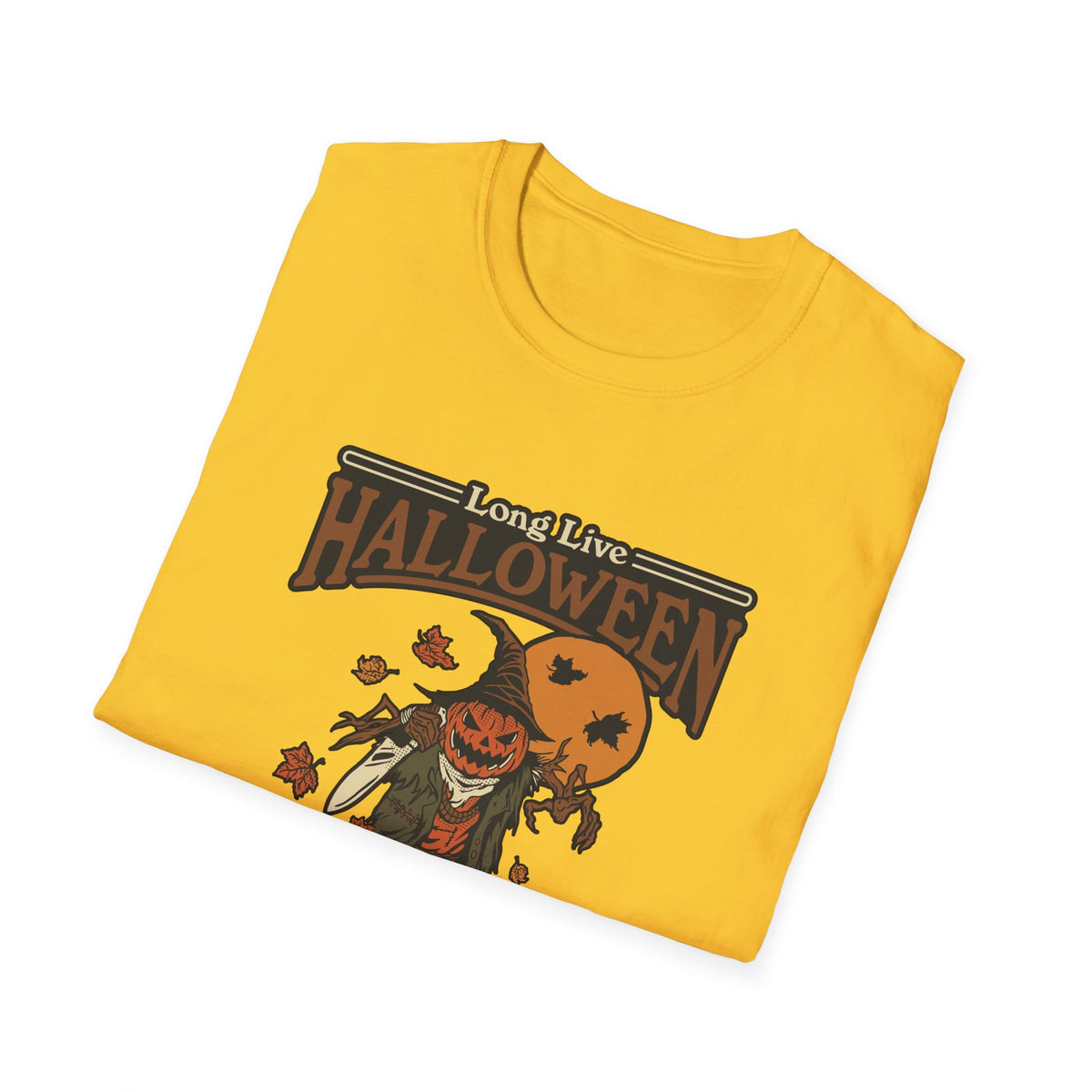 Scary Pumpkin Vintage Halloween T-Shirt