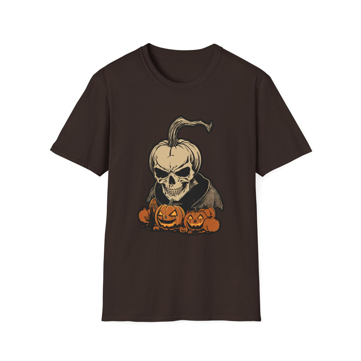 Scary Pumpkin Vintage Halloween T-Shirt