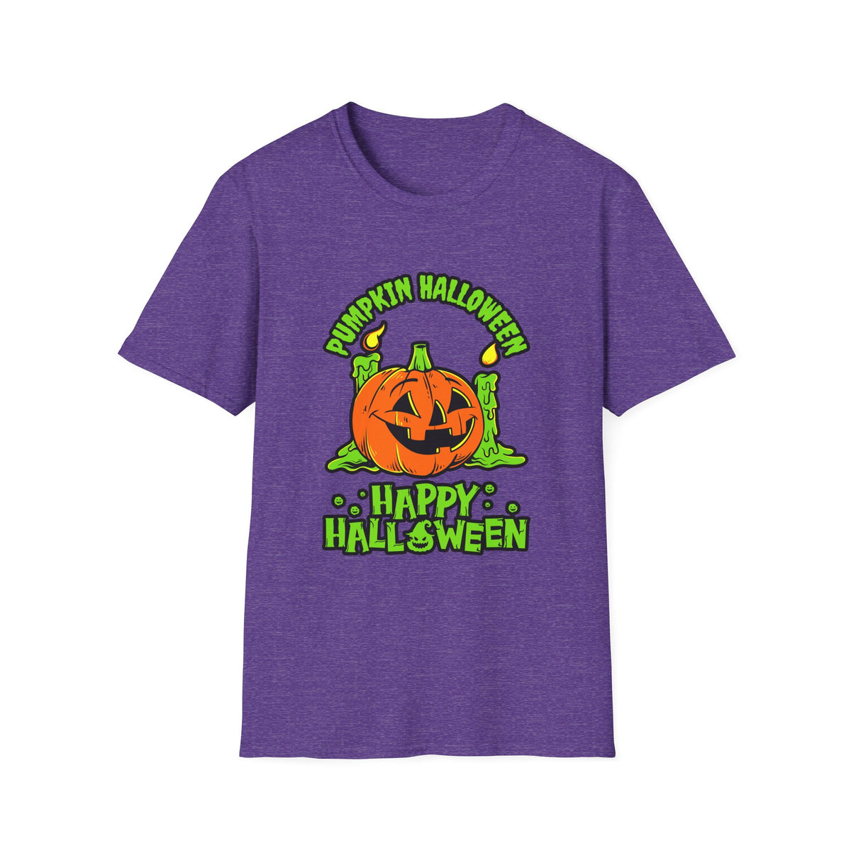 Scary Pumpkin Vintage Halloween T-Shirt