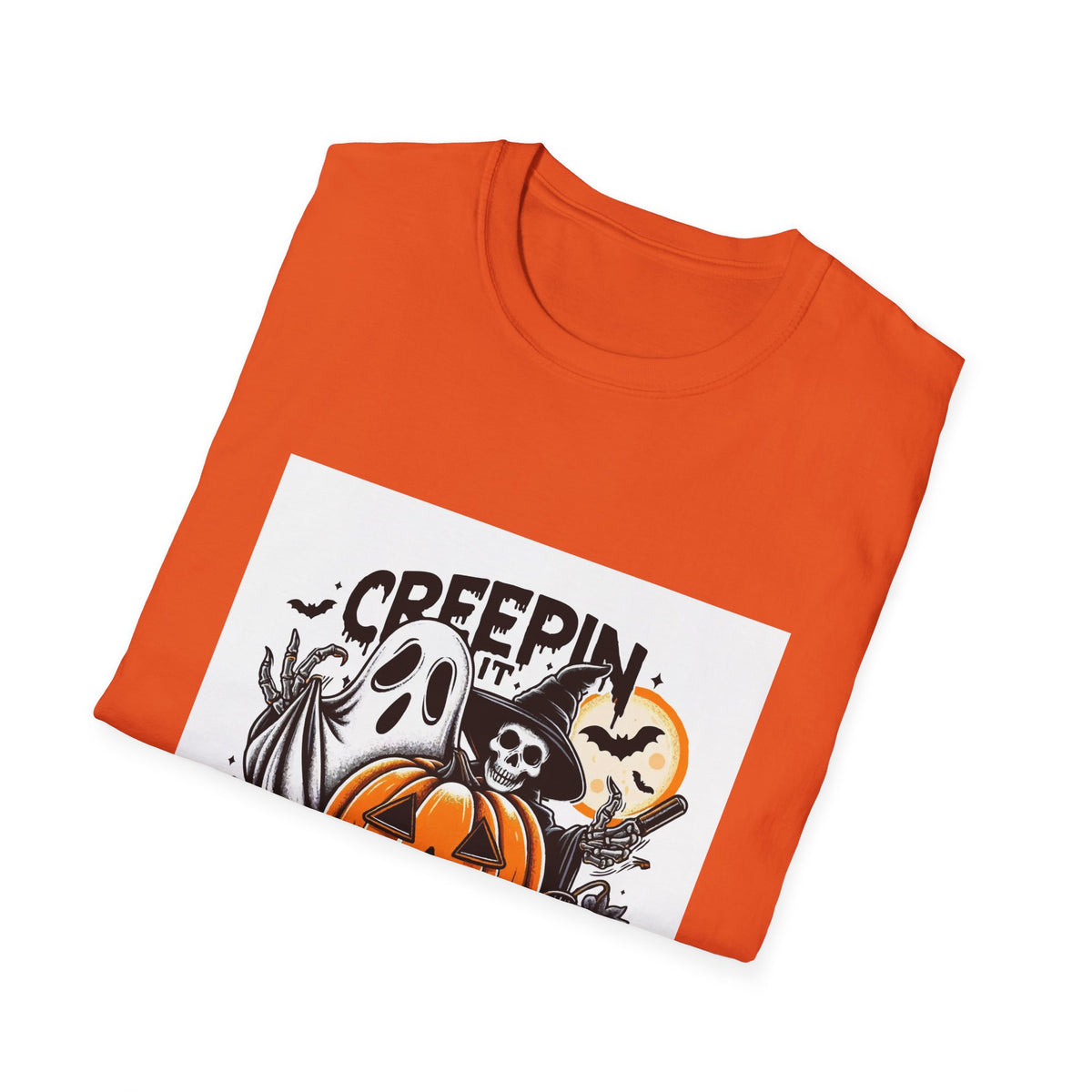Scary Pumpkin Vintage Halloween T-Shirt