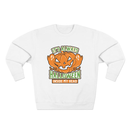 Funny Pumpkin Halloween Crewneck Sweatshirt