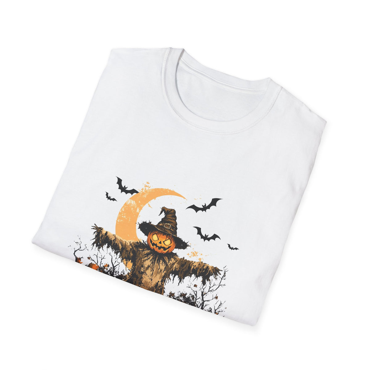 Scary Pumpkin Vintage Halloween T-Shirt