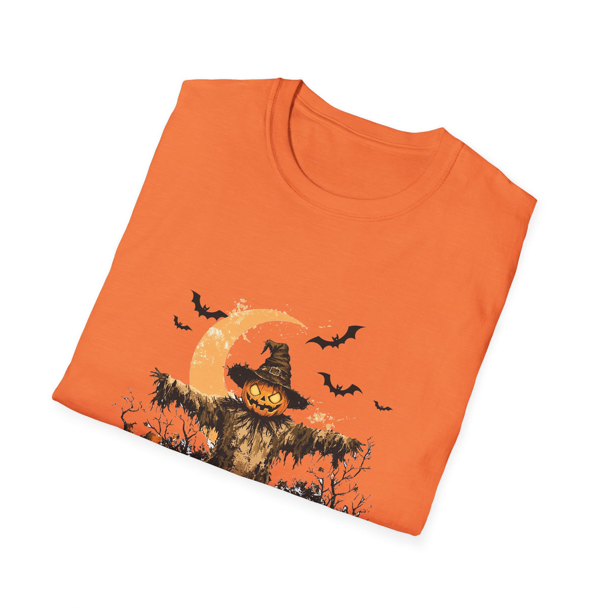 Scary Pumpkin Vintage Halloween T-Shirt