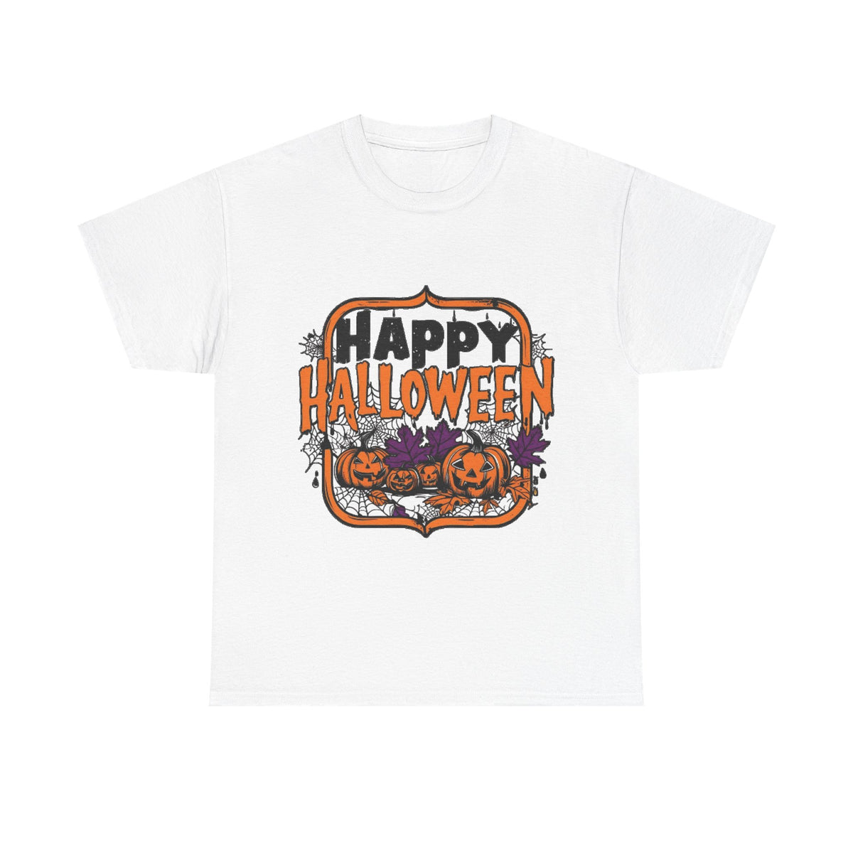 Scary Pumpkin Halloween T-Shirt - Vintage Design for Fall Festivities