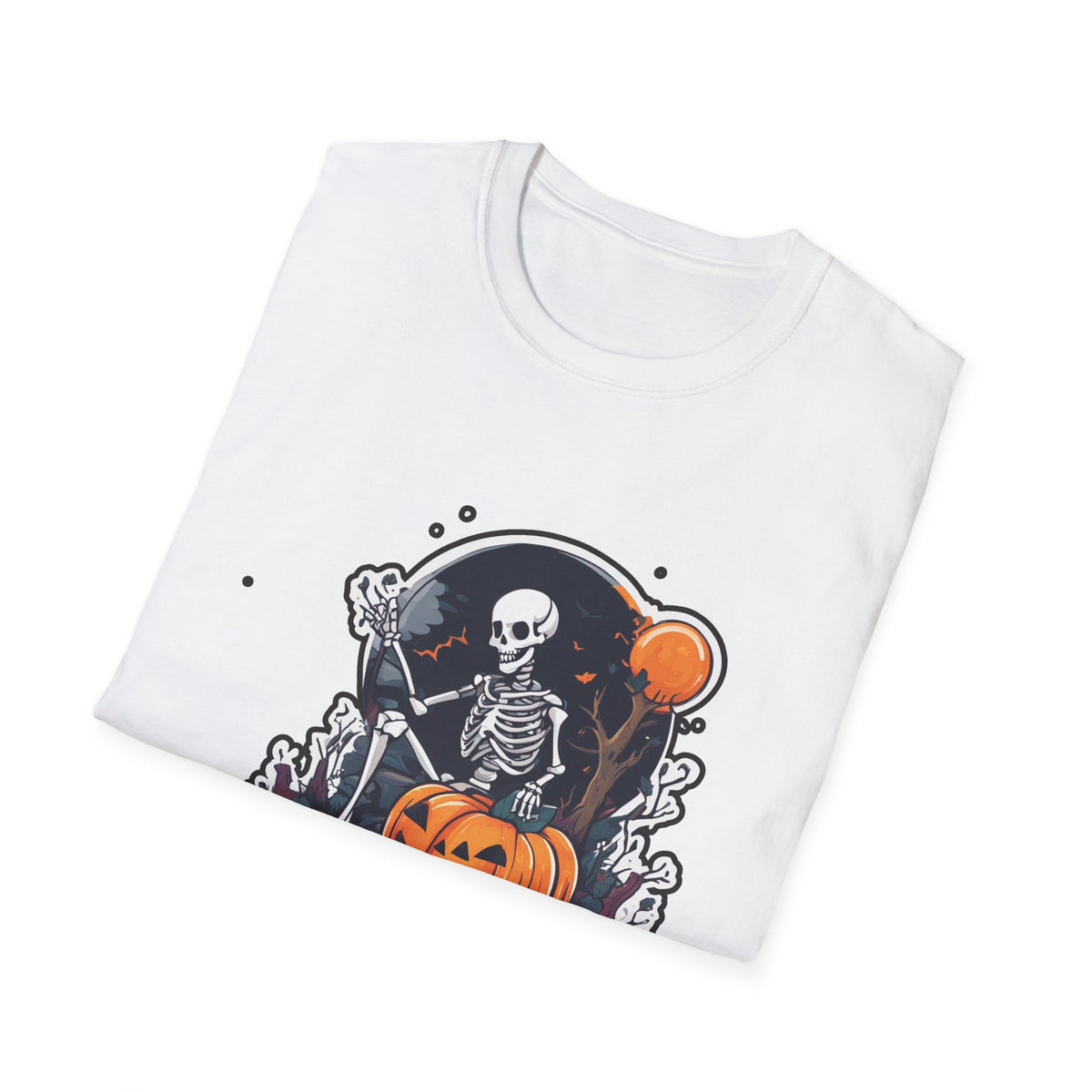 Scary Pumpkin Vintage Halloween T-Shirt