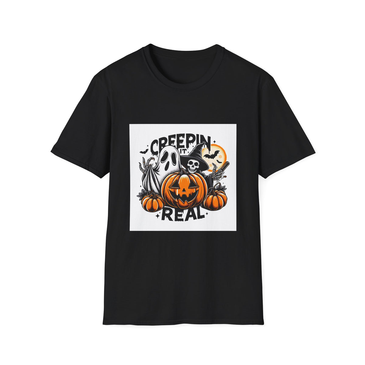 Scary Pumpkin Vintage Halloween T-Shirt