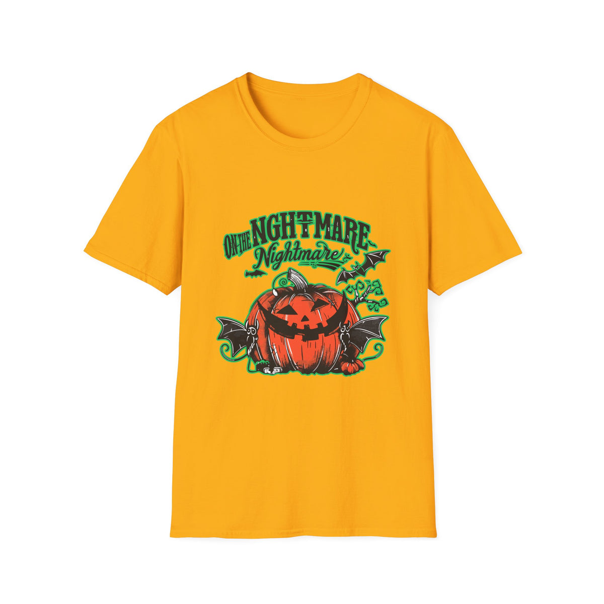 Scary Pumpkin Vintage Halloween T-Shirt