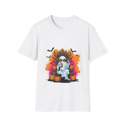 Vintage Pumpkin Ghost T-Shirt for Halloween
