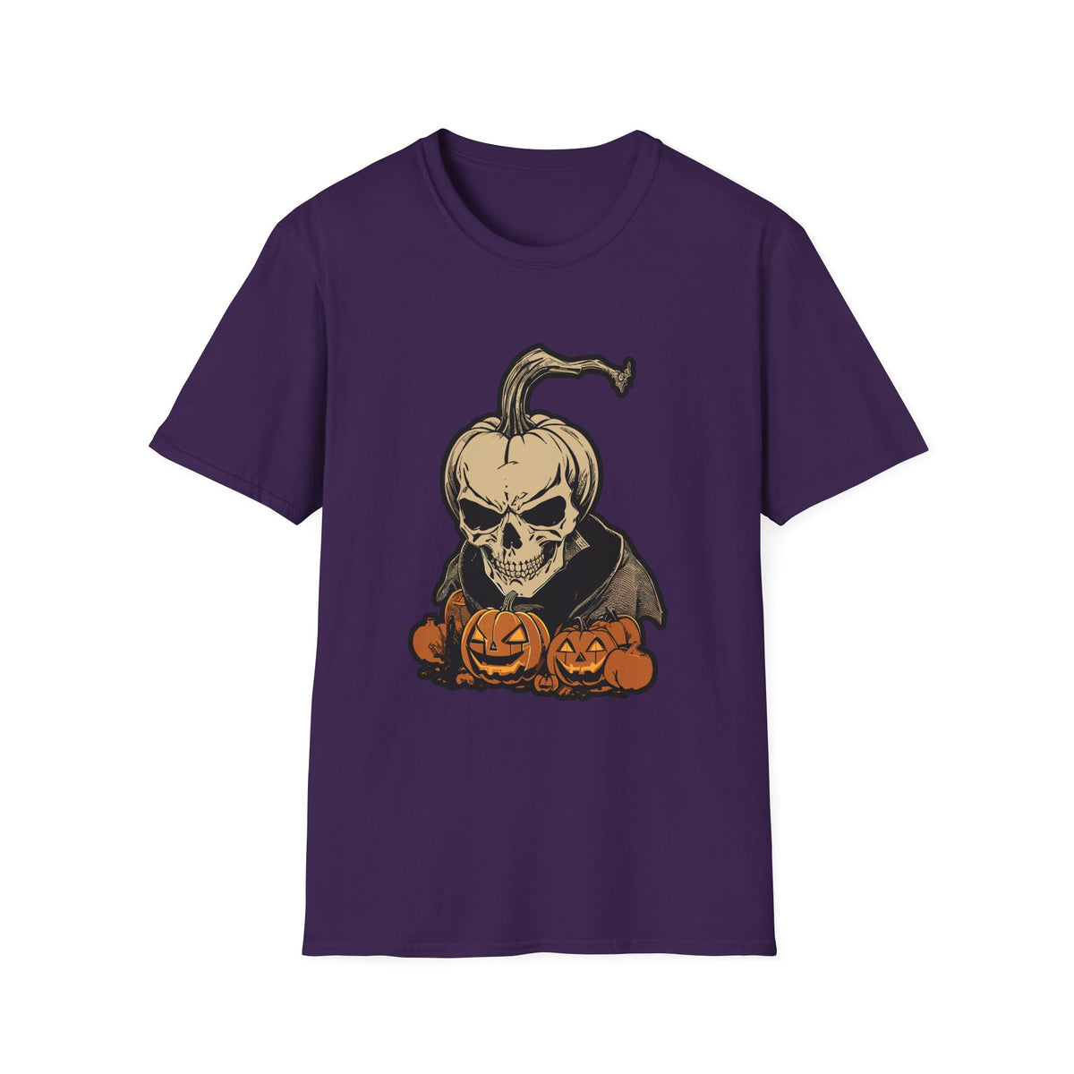 Scary Pumpkin Vintage Halloween T-Shirt