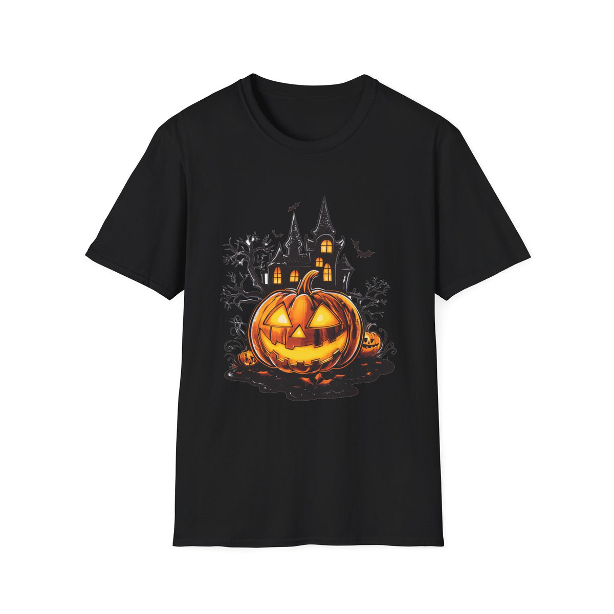 Scary Pumpkin Vintage Halloween T-Shirt