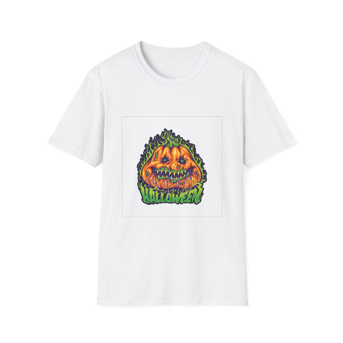 Scary Pumpkin Vintage Halloween T-Shirt