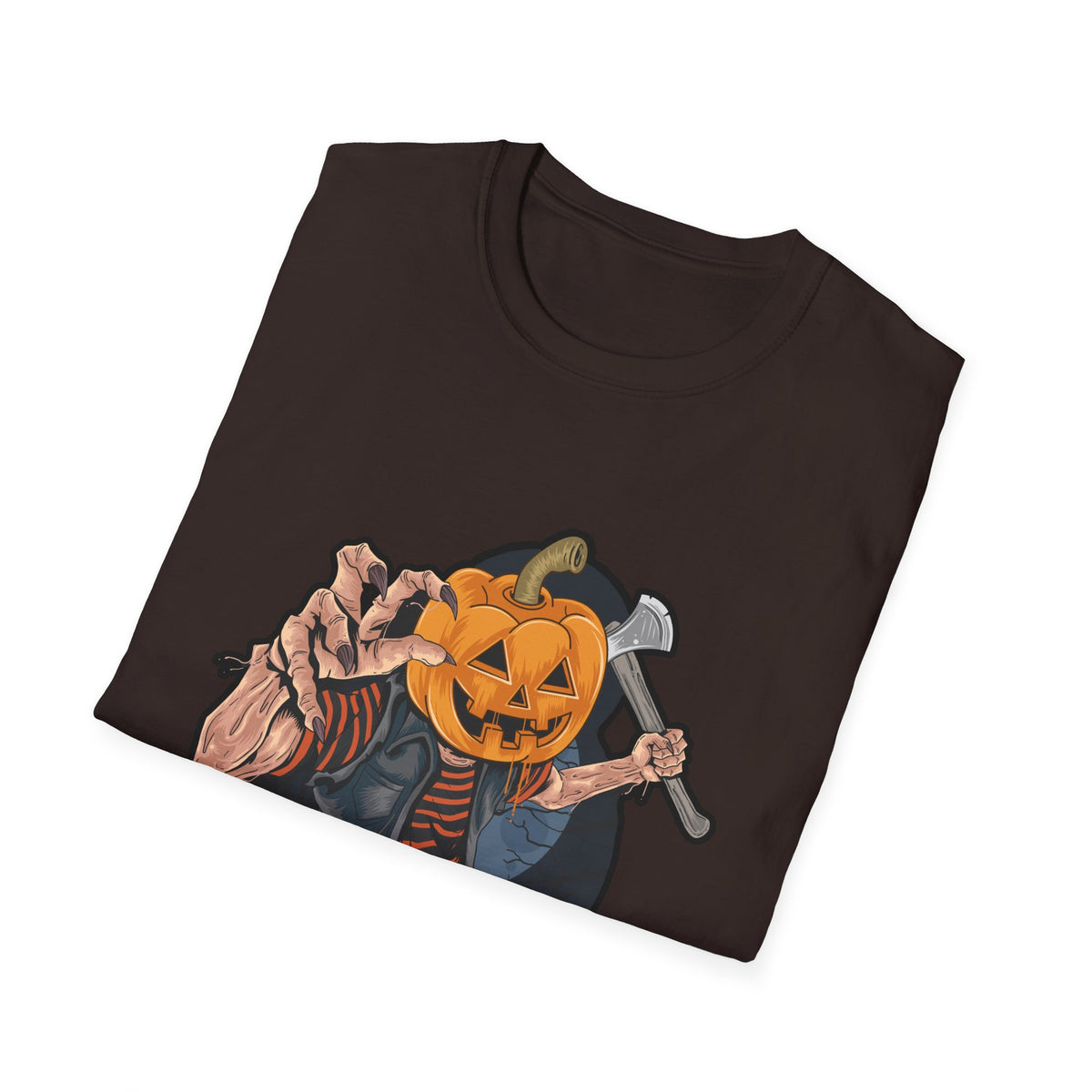 Scary Pumpkin Vintage Halloween T-Shirt