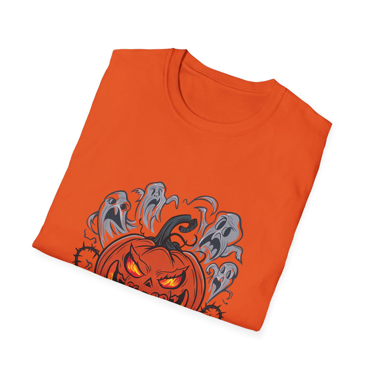 Scary Pumpkin Halloween T-Shirt