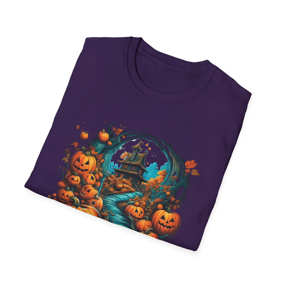 Scary Pumpkin Vintage Halloween T-Shirt