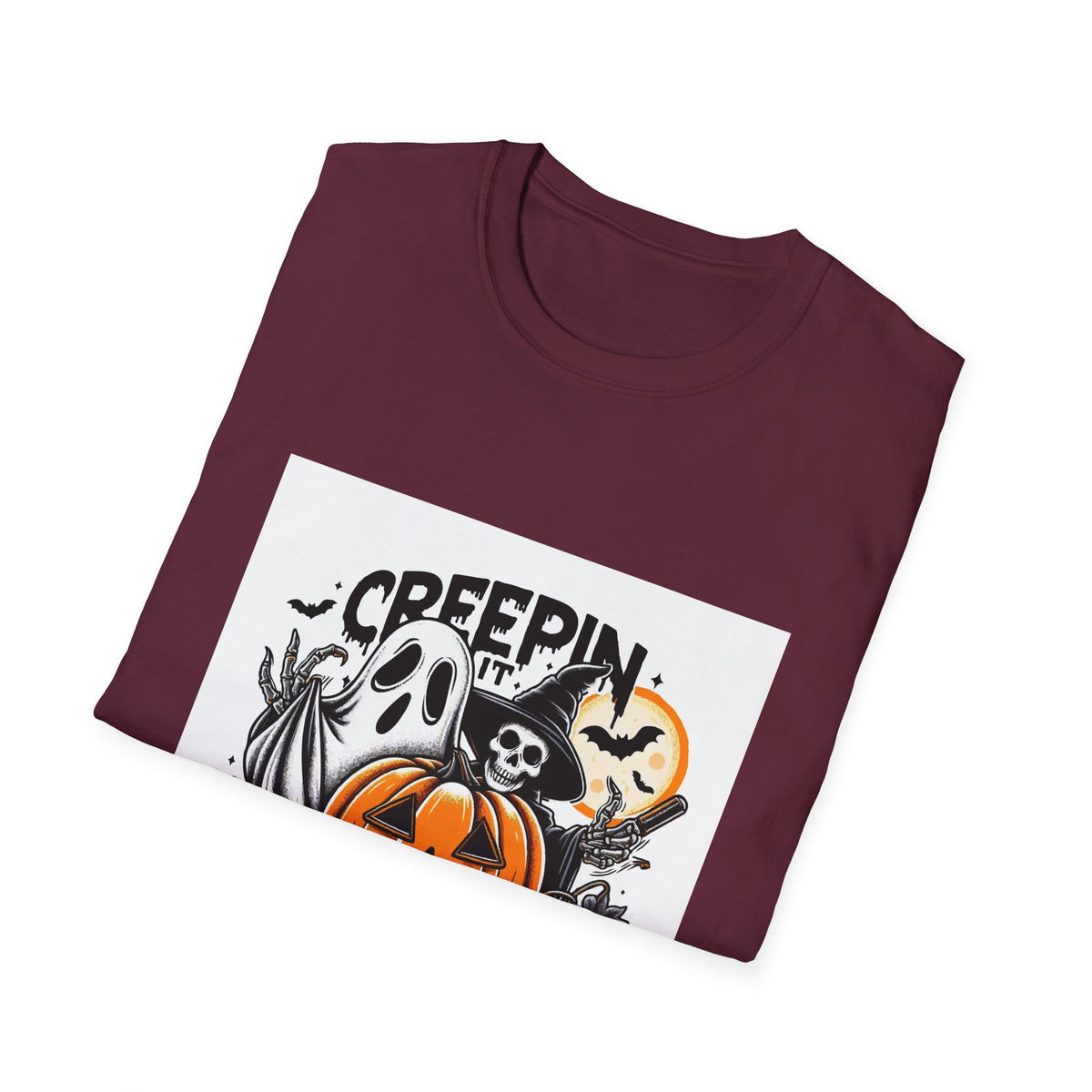 Scary Pumpkin Vintage Halloween T-Shirt