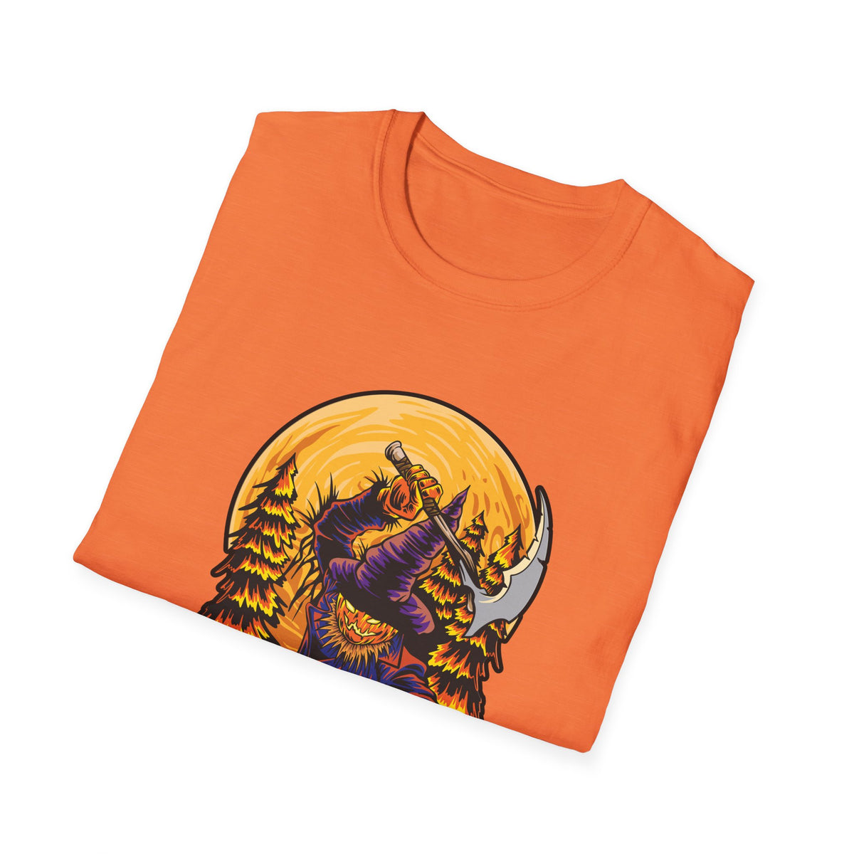 Scary Pumpkin Vintage Halloween T-Shirt