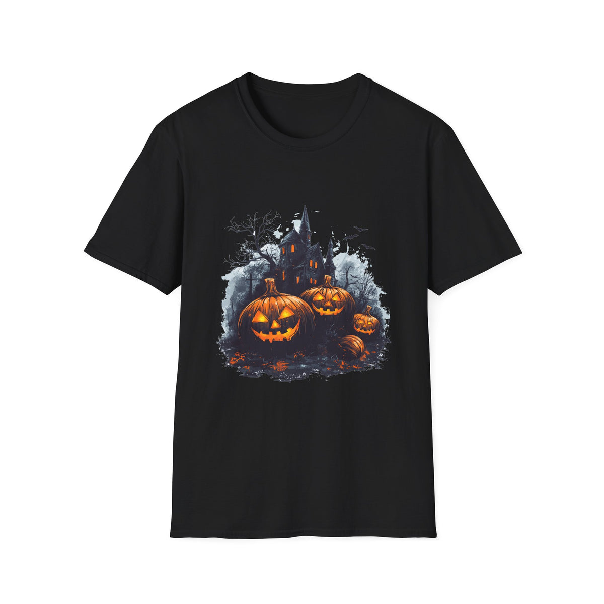 Scary Pumpkin Vintage Halloween T-Shirt