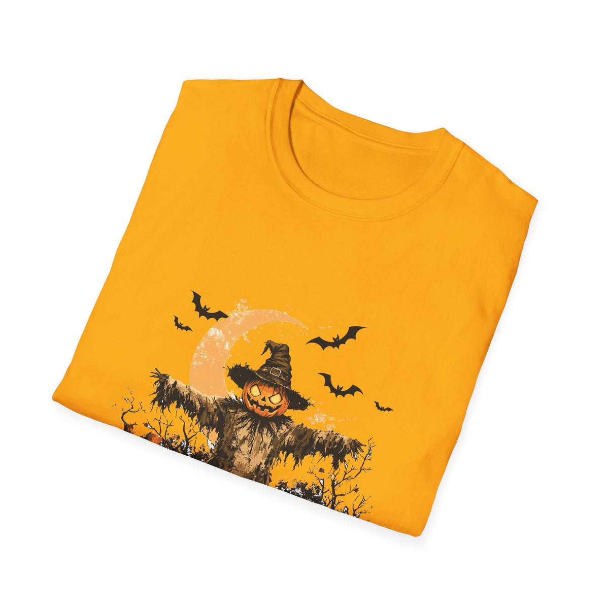 Scary Pumpkin Vintage Halloween T-Shirt