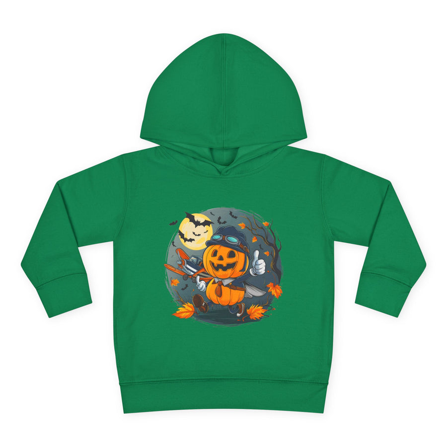 Funny Pumpkin Toddler Hoodie for Halloween