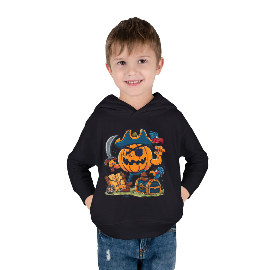 Cute Pirate Pumpkin Toddler Hoodie for Halloween