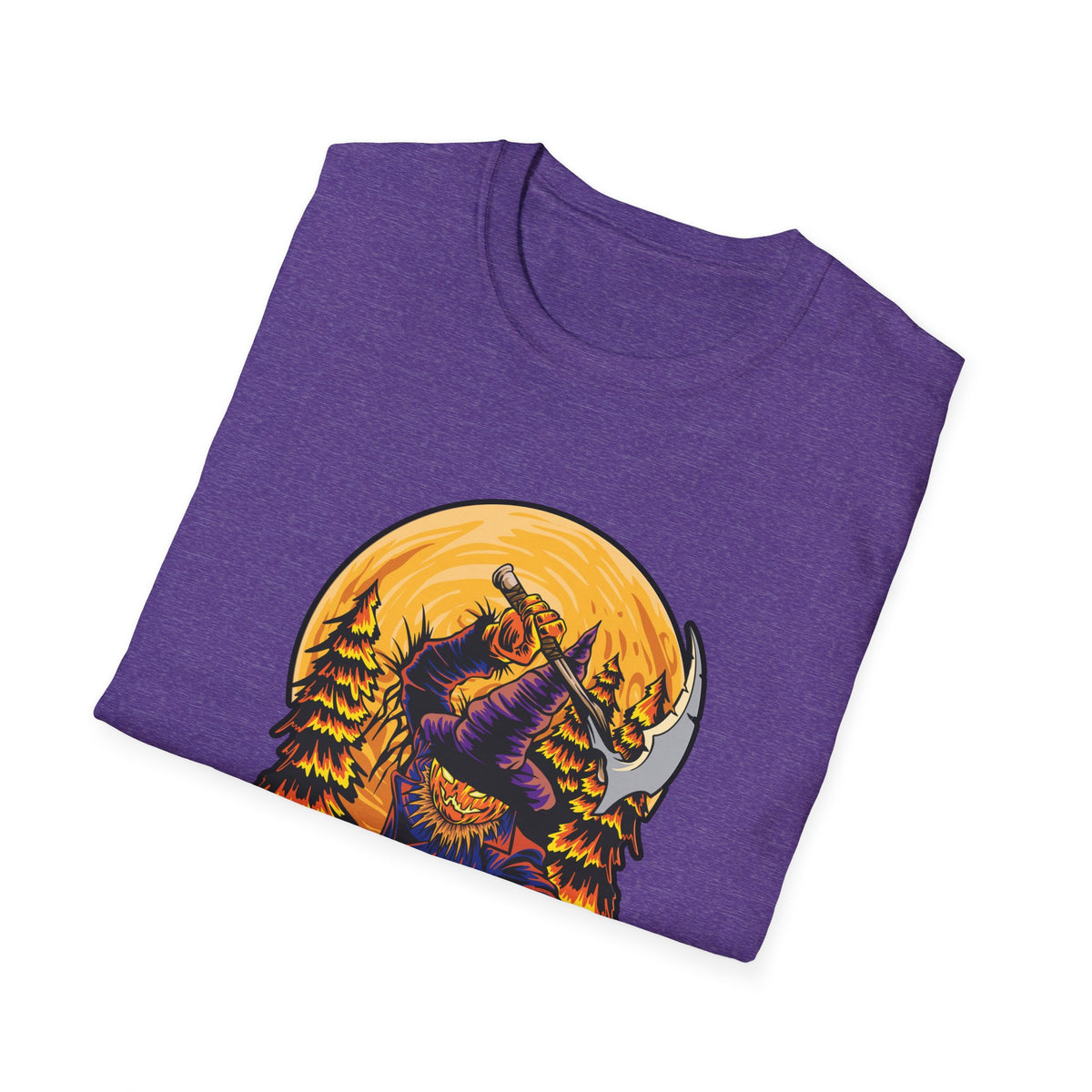 Scary Pumpkin Vintage Halloween T-Shirt