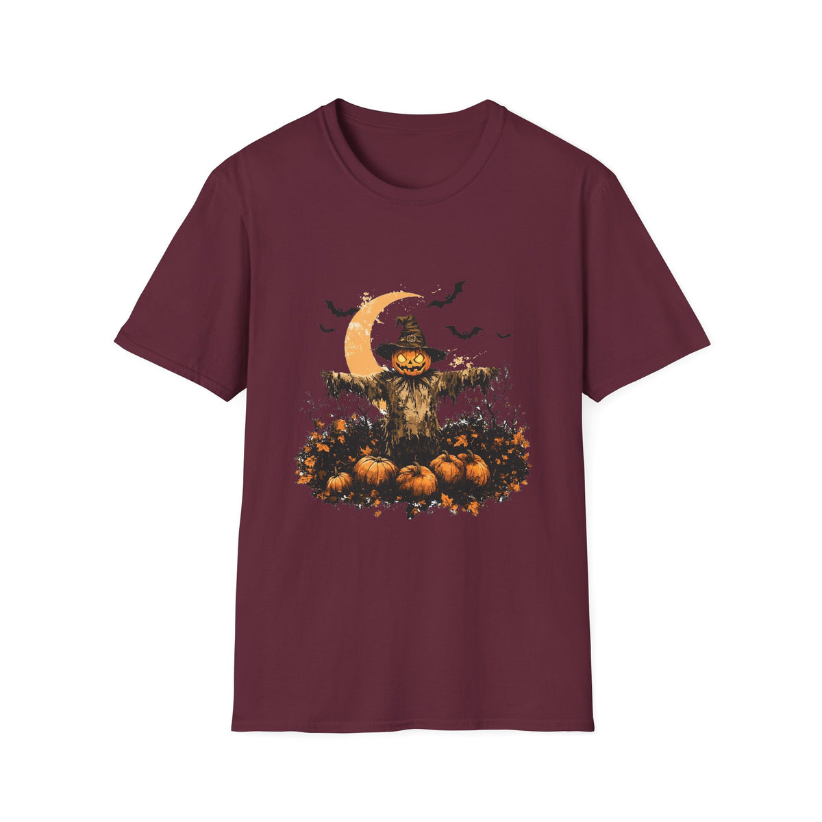 Scary Pumpkin Vintage Halloween T-Shirt