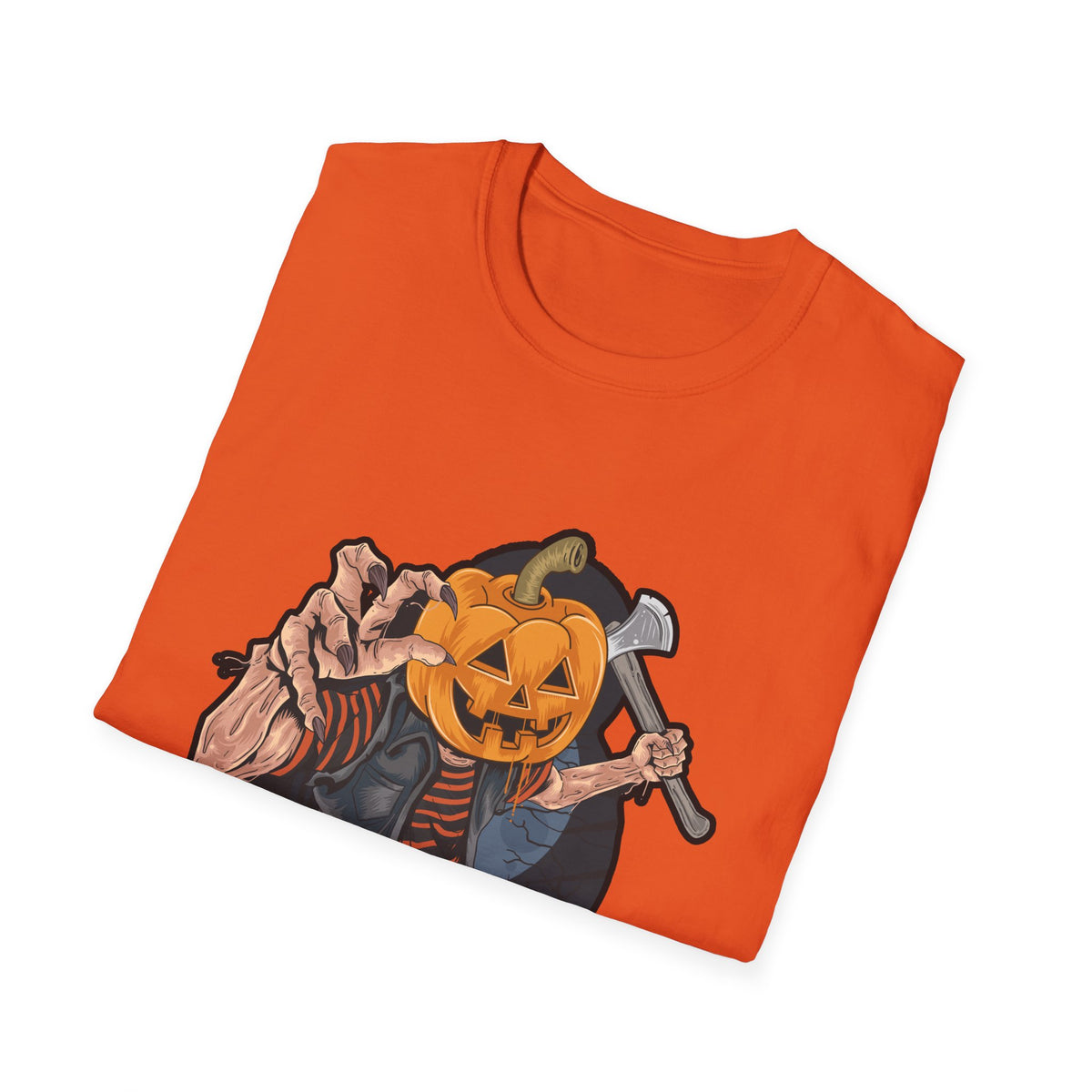 Scary Pumpkin Vintage Halloween T-Shirt