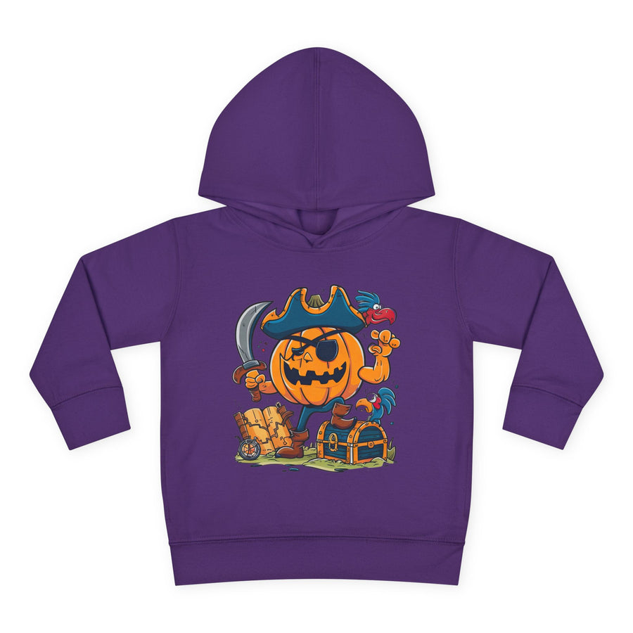 Cute Pirate Pumpkin Toddler Hoodie for Halloween