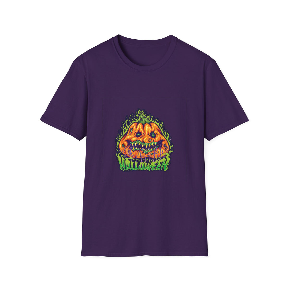 Scary Pumpkin Vintage Halloween T-Shirt