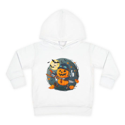Funny Pumpkin Toddler Hoodie for Halloween