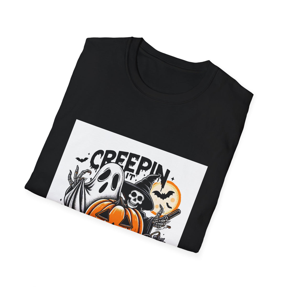 Scary Pumpkin Vintage Halloween T-Shirt