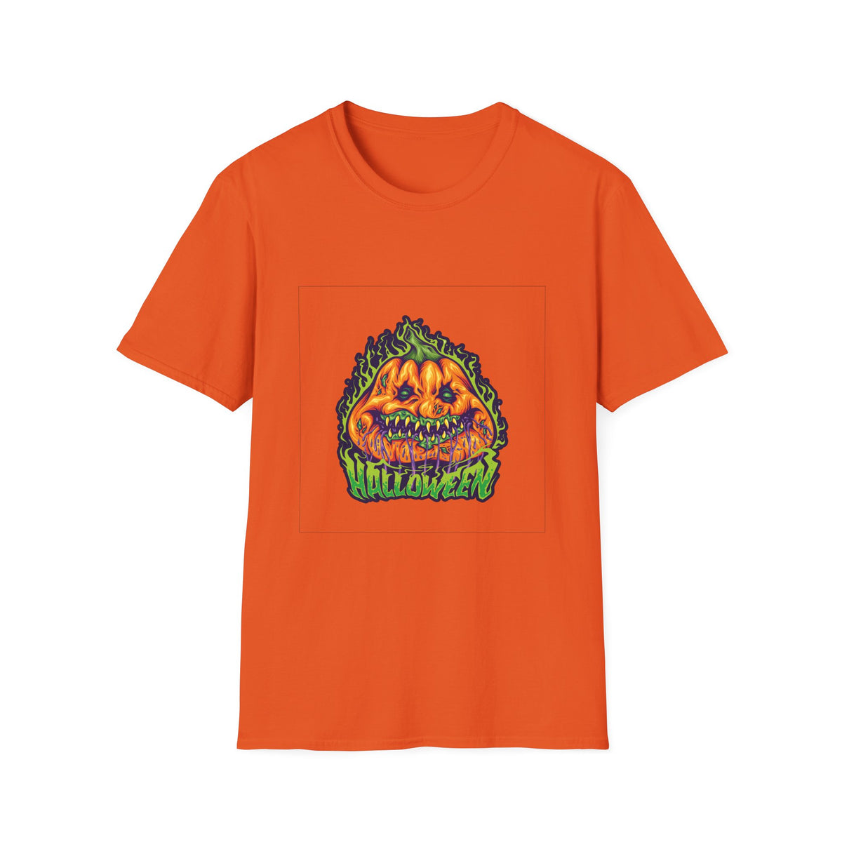 Scary Pumpkin Vintage Halloween T-Shirt