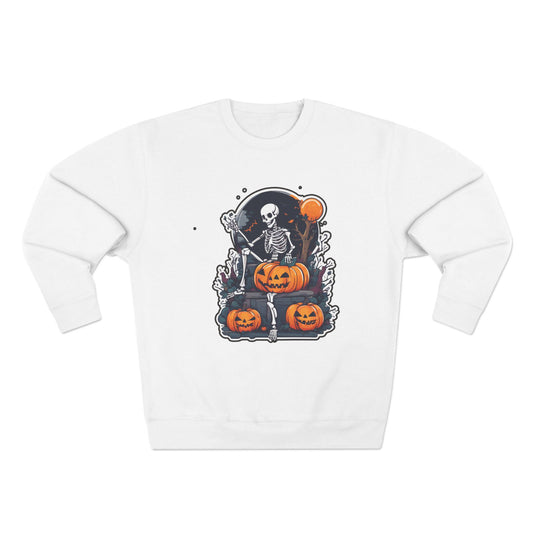 Pumpkin Halloween Scary Crewneck Sweatshirt