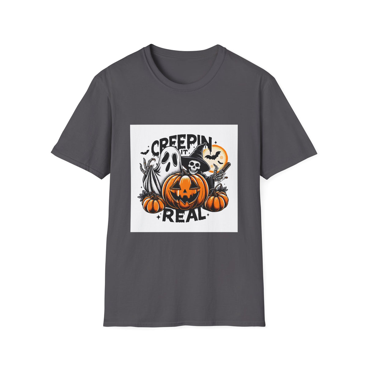Scary Pumpkin Vintage Halloween T-Shirt