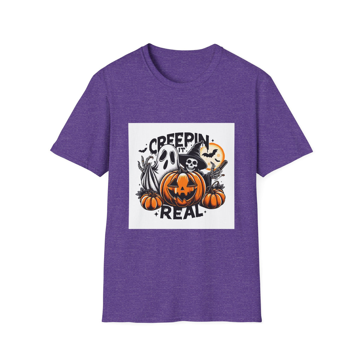 Scary Pumpkin Vintage Halloween T-Shirt