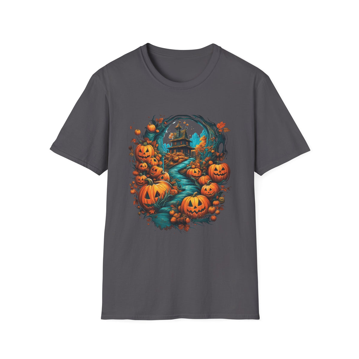 Scary Pumpkin Vintage Halloween T-Shirt