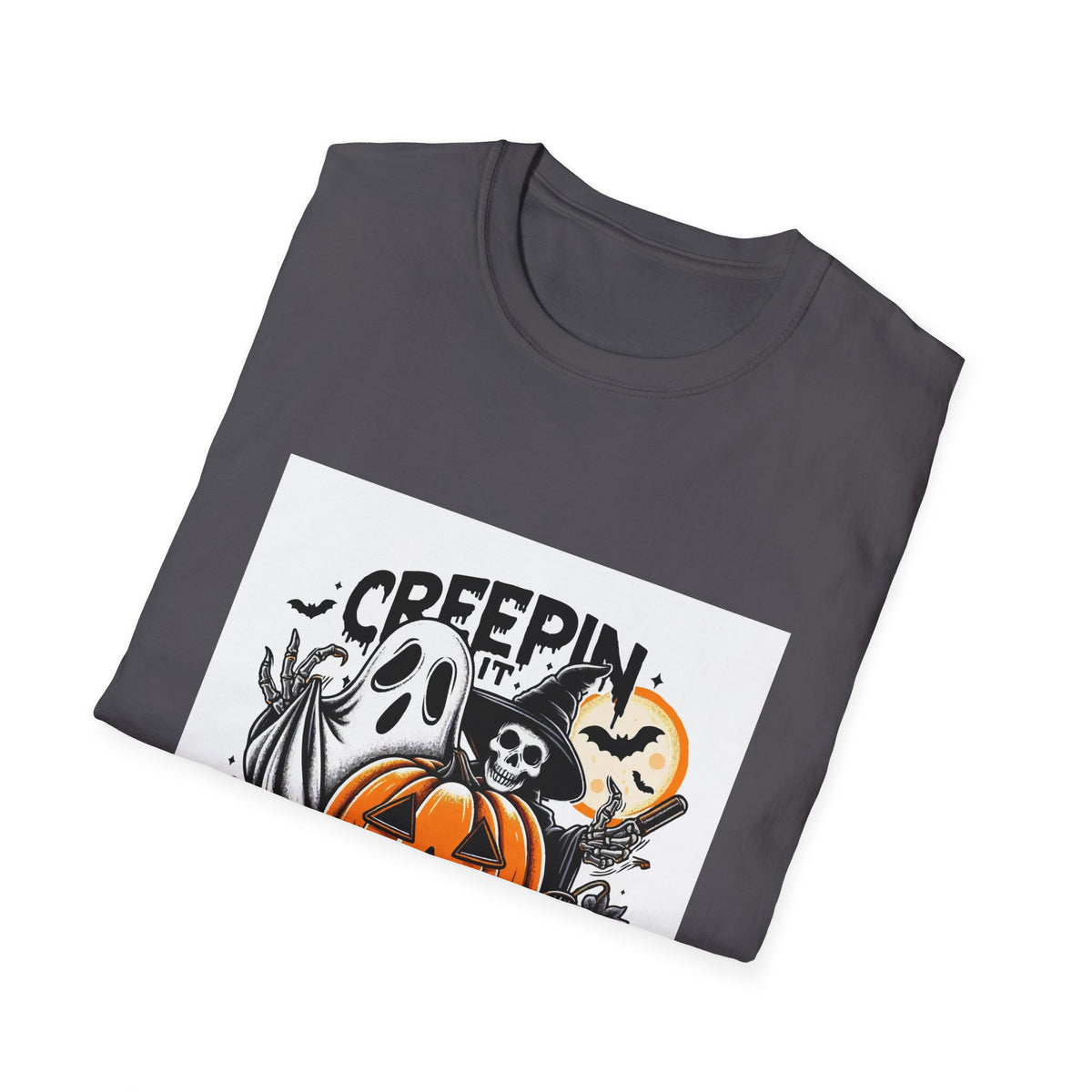 Scary Pumpkin Vintage Halloween T-Shirt