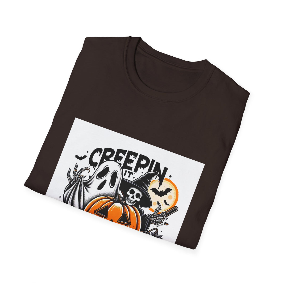 Scary Pumpkin Vintage Halloween T-Shirt