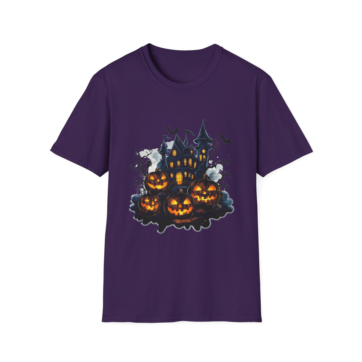 Scary Pumpkin Vintage Halloween T-Shirt
