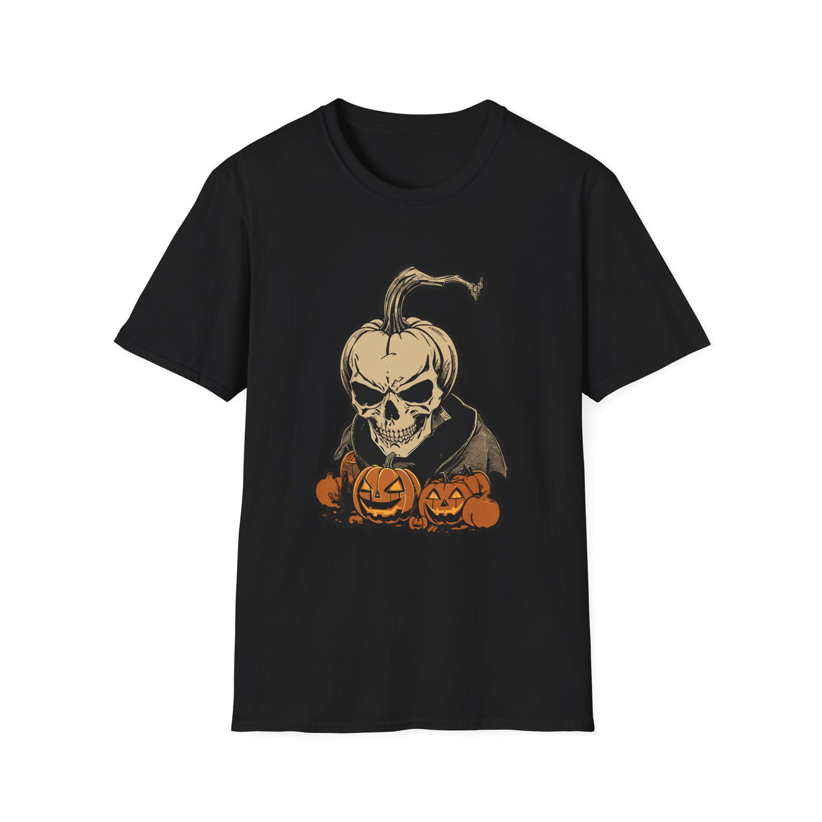 Scary Pumpkin Vintage Halloween T-Shirt