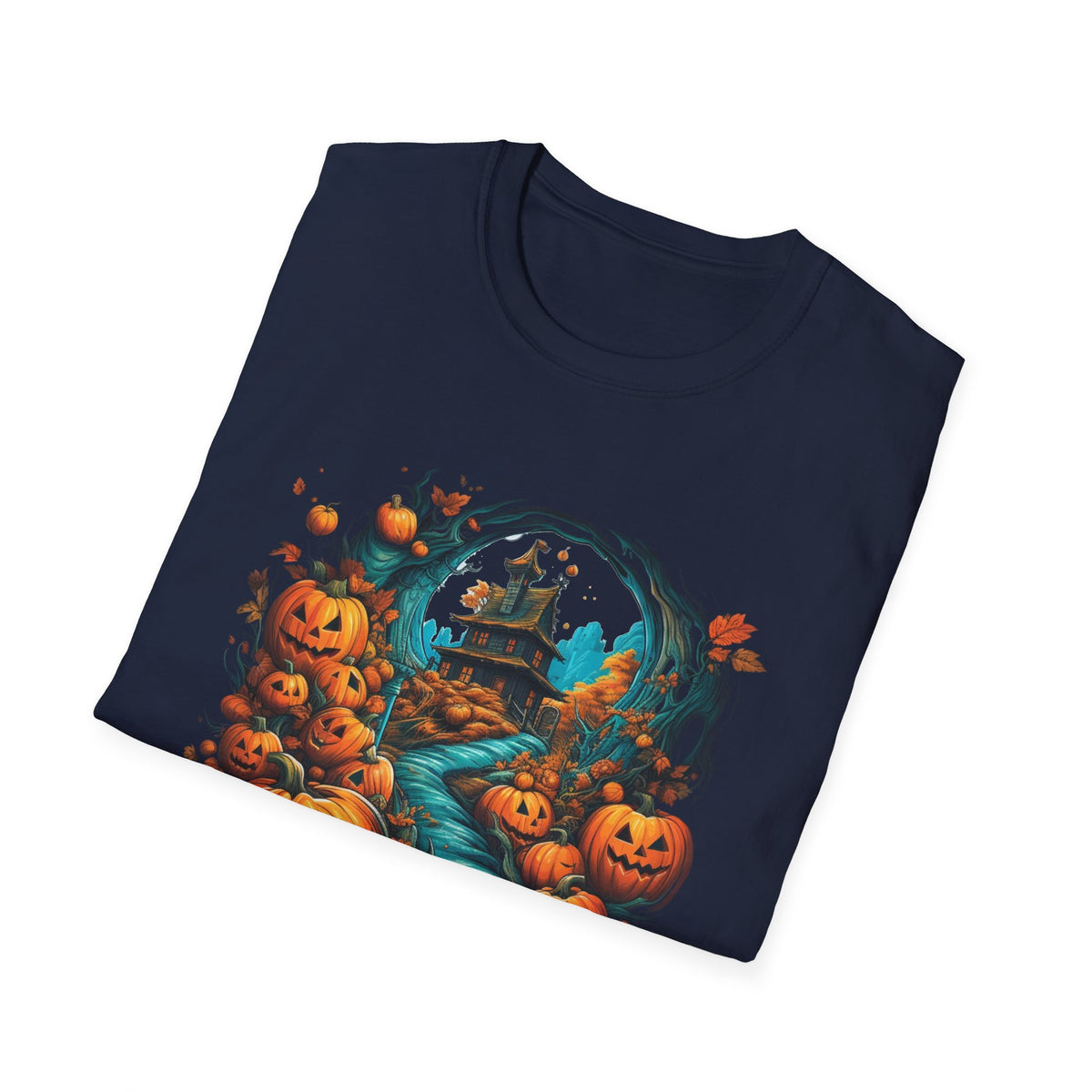 Scary Pumpkin Vintage Halloween T-Shirt